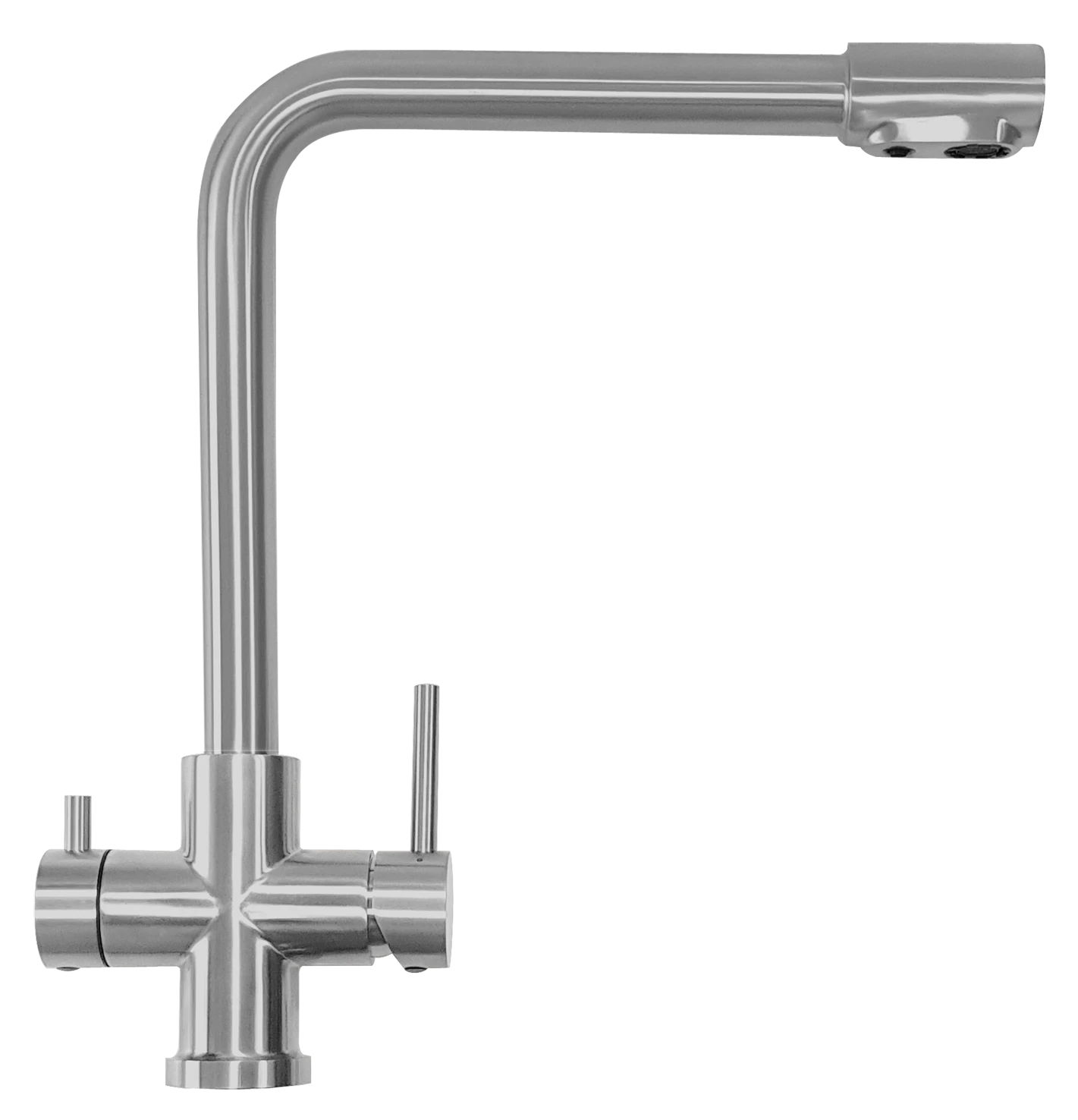 Rubinetto miscelatore 3 vie inox
