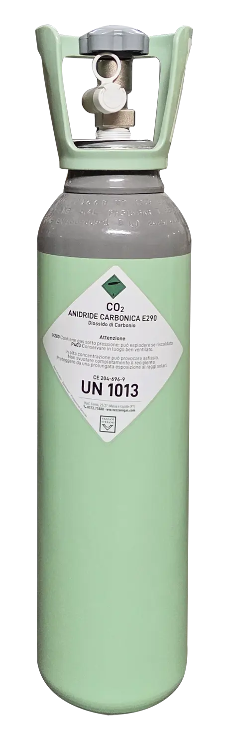 Bombola CO2 in alluminio da 4 kg Bombola CO2 in alluminio da 4 kg per uso alimentare